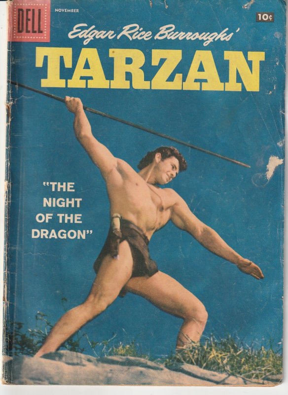 Tarzan(Dell) # 98   Dragons ! Brothers of the Spear !