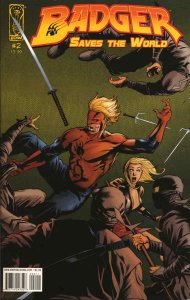 Badger Saves The World #2 VF/NM ; IDW | Mike Baron