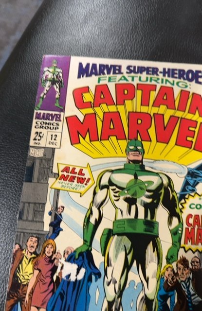 Marvel Super-Heroes #12 (1967)first solo iconic book tape pull front/rippling