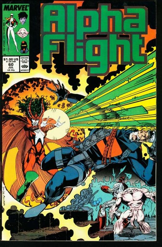 ALPHA FLIGHT #60-MARVEL COMICS-MUTANTS!-JIM LEE NM