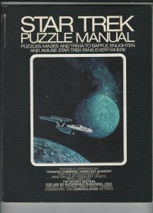 Star Trek Puzzle Manual 1976-1st Print vf/nm 