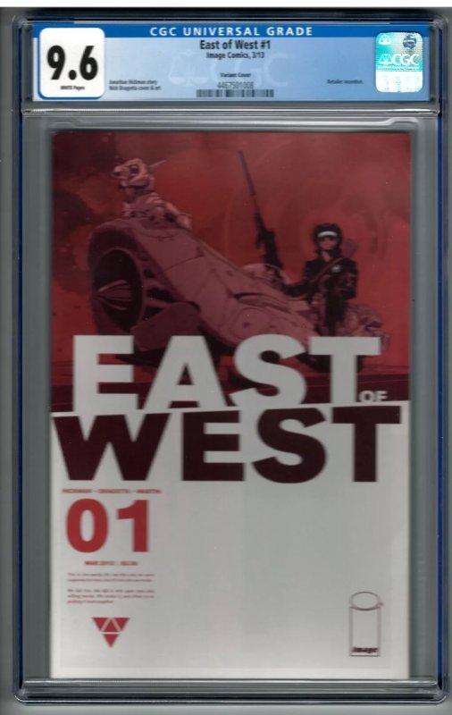 East of West #1 C2E2 Diamond Retailer Cover CGC 9.6 (2013)