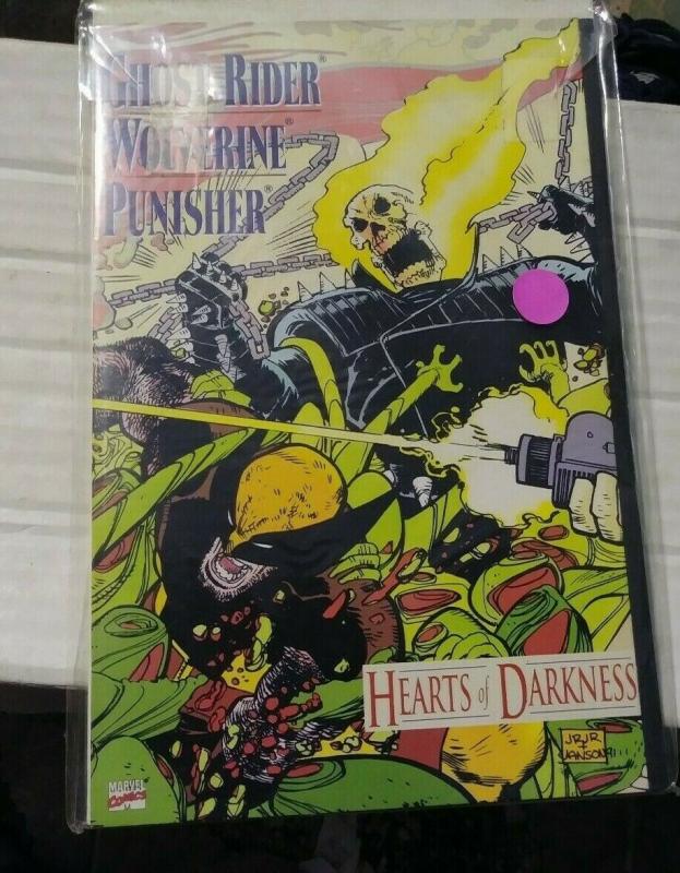 hearts of darkness graphic novel  ghost rider +wolverine+punisher+marvel  