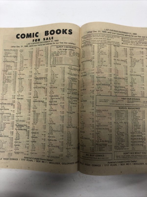 Uncanny X-Men (1980) #138 (VF/NM) Exit Cyclops Marvel Comics Group