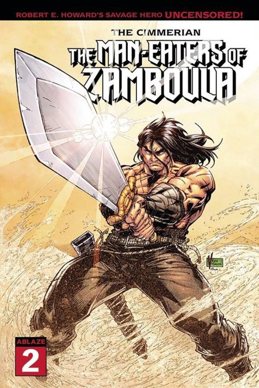 Cimmerian Man-Eaters of Zamboula #2 Cover A Marion Ablaze Media 2021 EB76