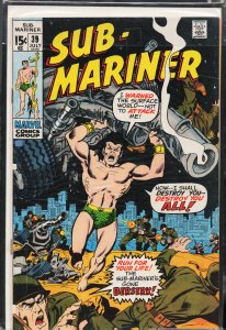 Sub-Mariner #39 (1971) Namor the Sub-Mariner