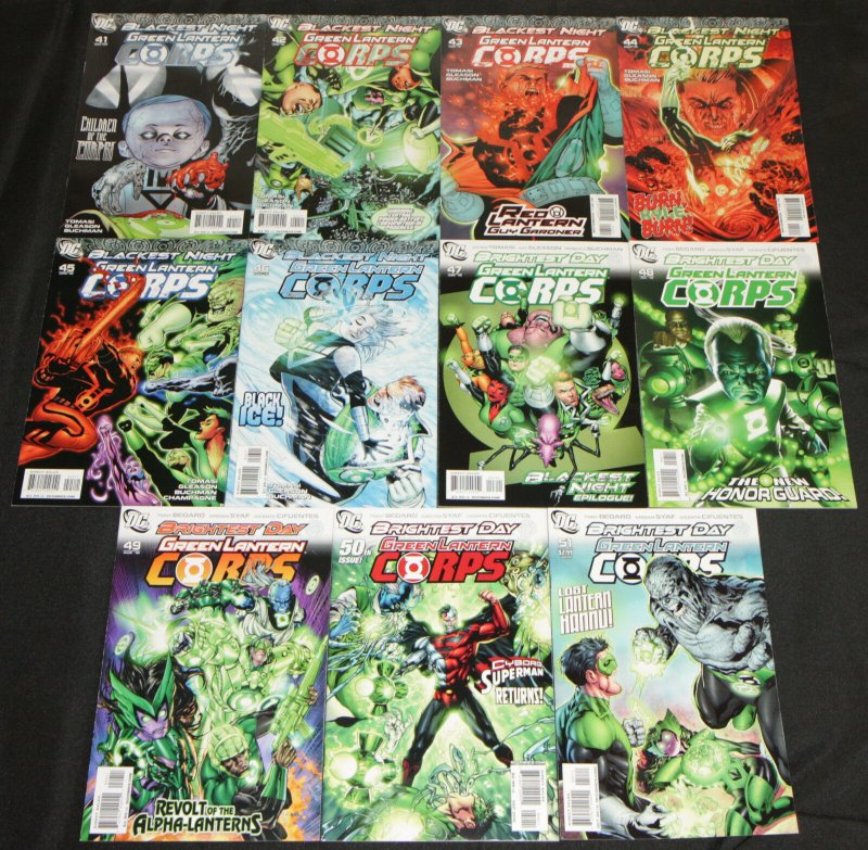 Modern DC GREEN LANTERN CORPS VOL. 2 51pc Count High Grade Comic Lot JLA