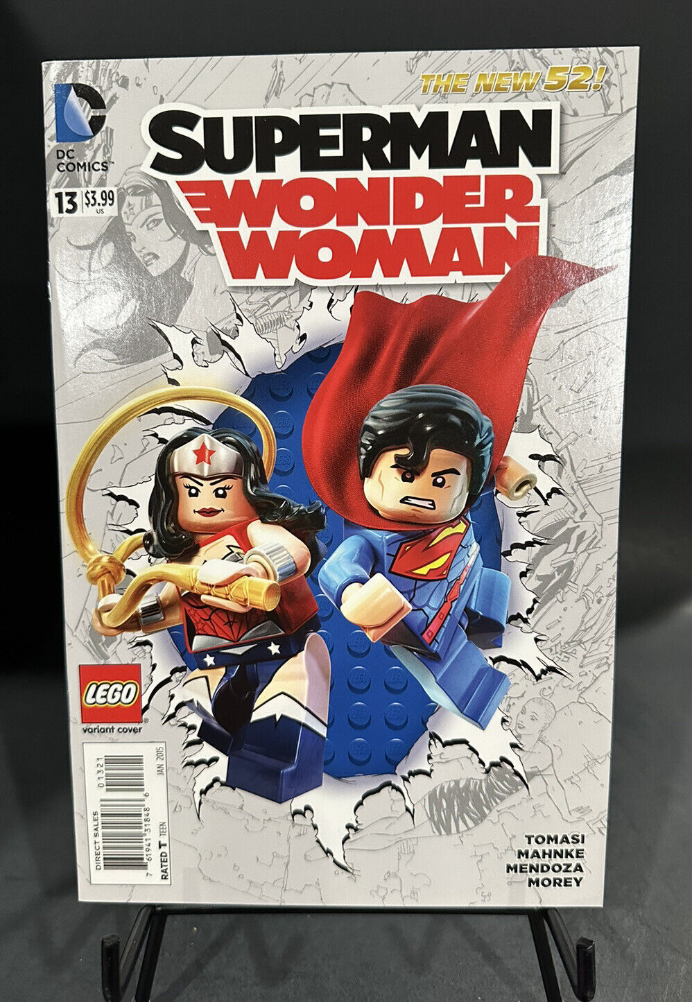 lego superman wonder woman love