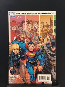 Justice League of America #7 Left Cover (2007)