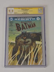 All Star Batman #1, CGC SS 9.9; John Romita, Jr. cover! Snyder/Romita signed!!