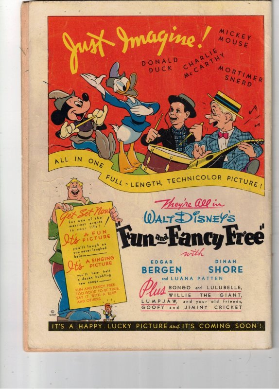 Walt Disney's Comics & Stories #84 (1947) Mid-Grade VG/FN Early Barks! U...
