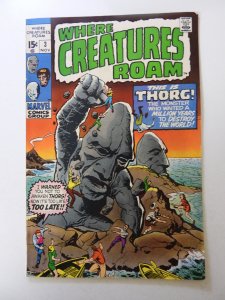 Where Creatures Roam #3 (1970) VF condition
