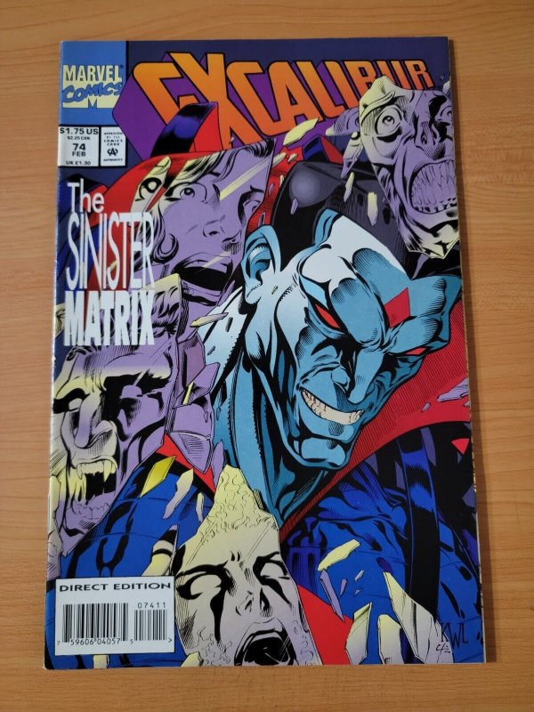 Excalibur #74 Direct Market Edition ~ NEAR MINT NM ~ 1994 DC Comics 