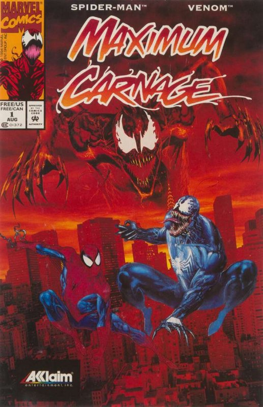 Maximum Carnage #1 FN ; Marvel | Spider-Man Venom Promo