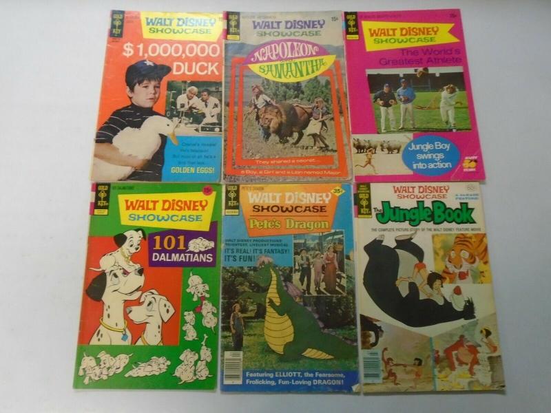 Walt Disney Showcase comic lot 11 different issues (1971) 4.0 VG