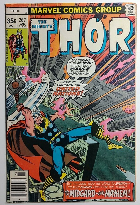 The Mighty Thor #267 MARK JEWELERS 71486024507