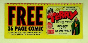 Terry and the Pirates Coupon for Free Comic from Canada Dry Purchase - 1955