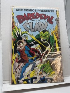 ACE COMICS PRESENTS #1 DAREDEVIL BATTLES THE CLAW (ACE 1987) VF Ditko!