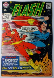 Flash #175 (6.5, 1967) 2nd Superman vs Flash race (tie)
