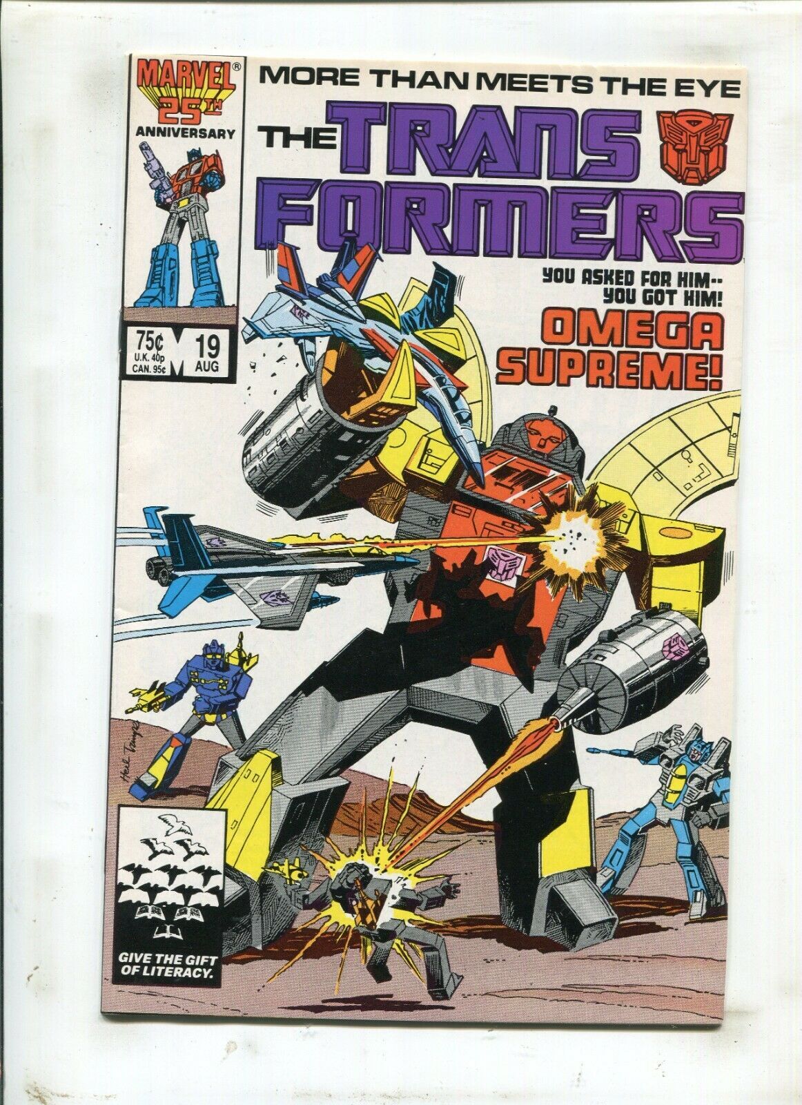 Transformers #19 -Omega Supreme ()1986 | Comic Books - Modern Age, Marvel, Transformers, Horror & Sci-Fi / HipComic Transformers #19 -Omega Supreme ()1986 | Comic Books - Modern Age, Marvel, Transformers, Horror & Sci-Fi / HipComic