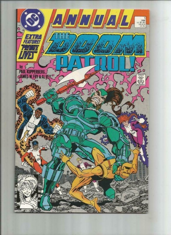 DOOM PATROL Annual #1, NM, 1987 1988, Kupperberg, more DC in store