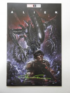 Alien #1 Variant Edition Signed by Clayton Crain W/ Certificate of Authenticity!