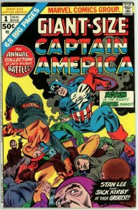 Giant Size Captain America #1 (1975) - 6.5 FN+ *Origin of Captain America*