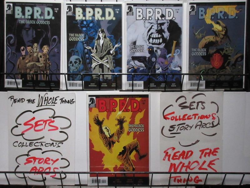 BPRD: THE BLACK GODDESS (Dark Horse, 2009) #1-5 VF-NM COMPLETE MIGNOLA