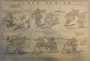 Jumbo Junior by WM Goodes from 1908 Early Elephant Comic! Half Page Size!