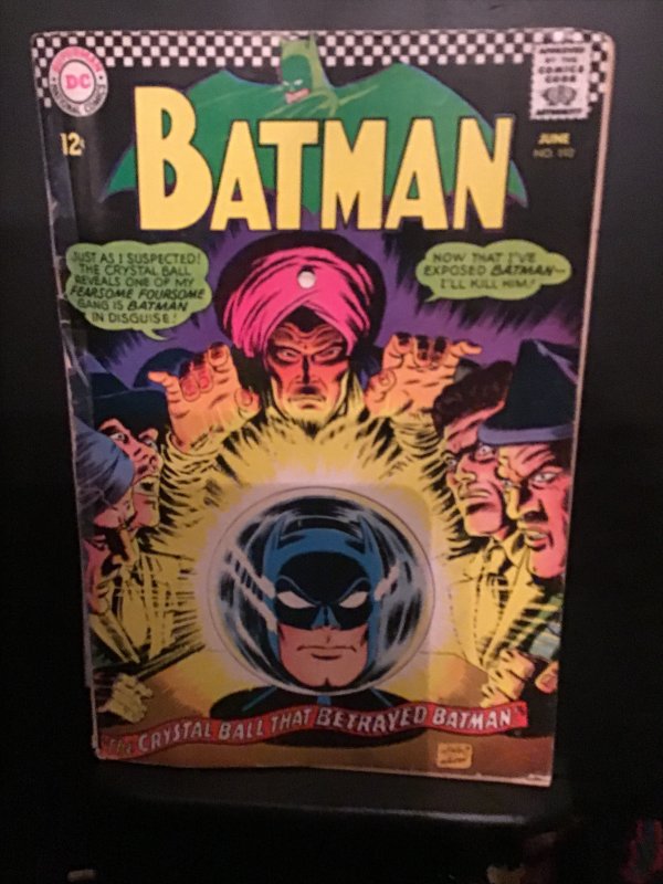 Batman #192 (1967) Affordable-grade Crystal Ball cover! VG Wow