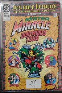 JUSTICE LEAGUE international special  #1  1990 DC COMICS world tour