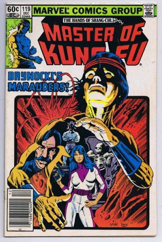 Master of Kung Fu #119 ORIGINAL Vintage 1982 Marvel Comics Shang Chi