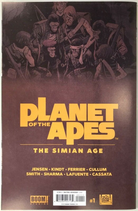 THE PLANET OF THE APES SIMIAN AGE Comic 1  Cover A — 2018 Boom Studios 40 Pages 