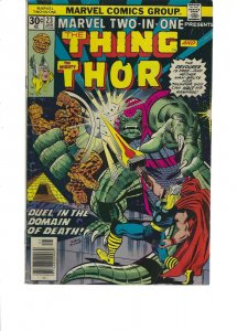 Marvel Two-In-One #23 Thing and Thor 