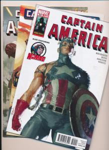 3 Different Captain America Comics -  Marvel Comics 2010-11 ~ VF to NM (HX572)