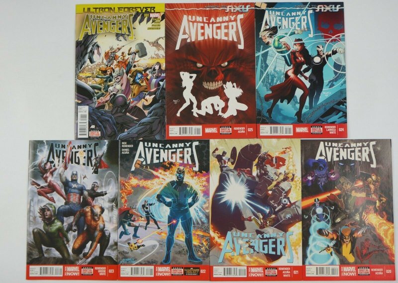 Uncanny Avengers #1-25 VF/NM complete series + 8.1 + ultron forever - remender 