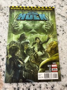 The Totally Awesome Hulk # 22 NM 2nd Print Marvel Comic Book Wolverine 10 J436