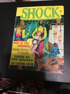 Shock #12 (1971) bondage and torture cover!  Vampires! Mid high grade! FN/VF