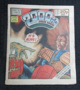 1984 March 17 2000 AD Featuring Judge Dredd UK Weekly #360 VG/FN 5.0 Slaine