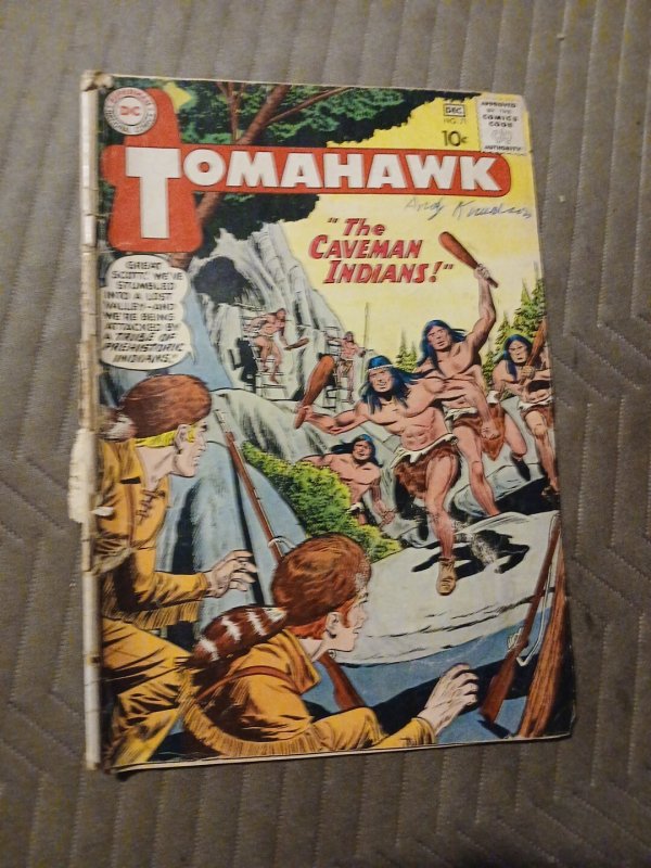 DC Tomahawk #71 Dec 1960 Silver Age Comic Book The Caveman Indians Western