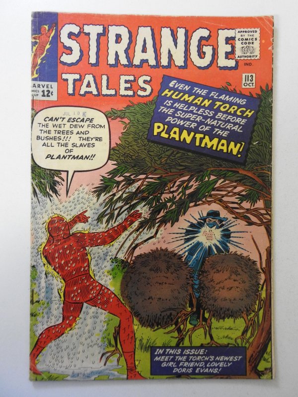 Strange Tales #113 (1963) VG Condition