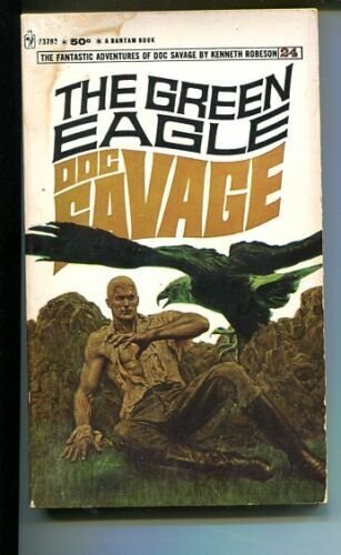 DOC SAVAGE-THE GREEN EAGLE-#24-ROBESON-G-JAMES BAMA COVER G 