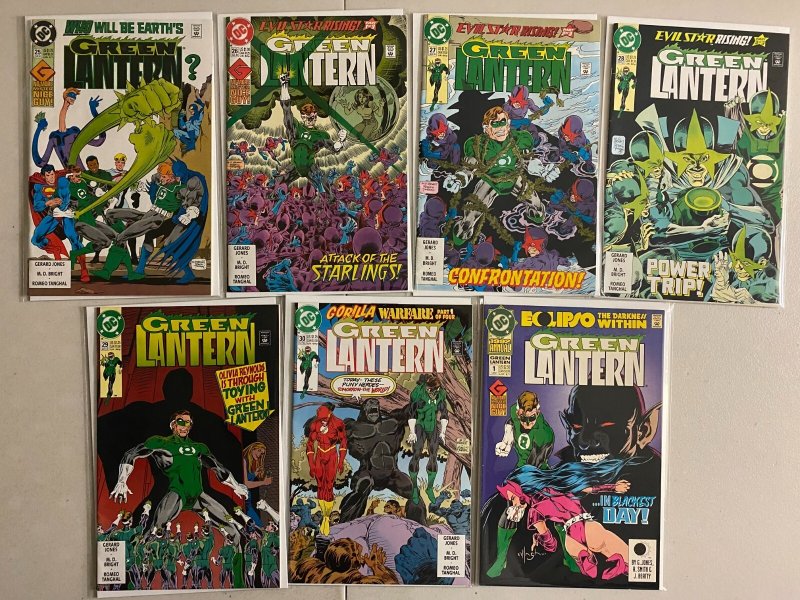 Green Lantern comics lot #0-30 + 1 annual 31 diff avg 7.0 (1990-92)