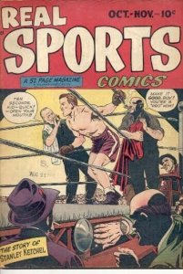 REAL SPORTS COMICS-BOXING CVR-#1-1948 VG