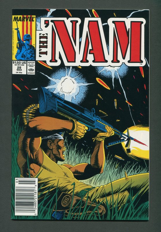 The Nam #28   / 9.6 NM+   / Newsstand / March 1989