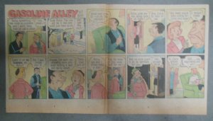 (28) Gasoline Alley by Bill Perry from 1963 Size: Third Page : 7.5 x 15 inches 