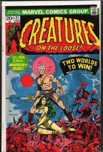 Creatures on the Loose #21 (1973) Gullivar Jones