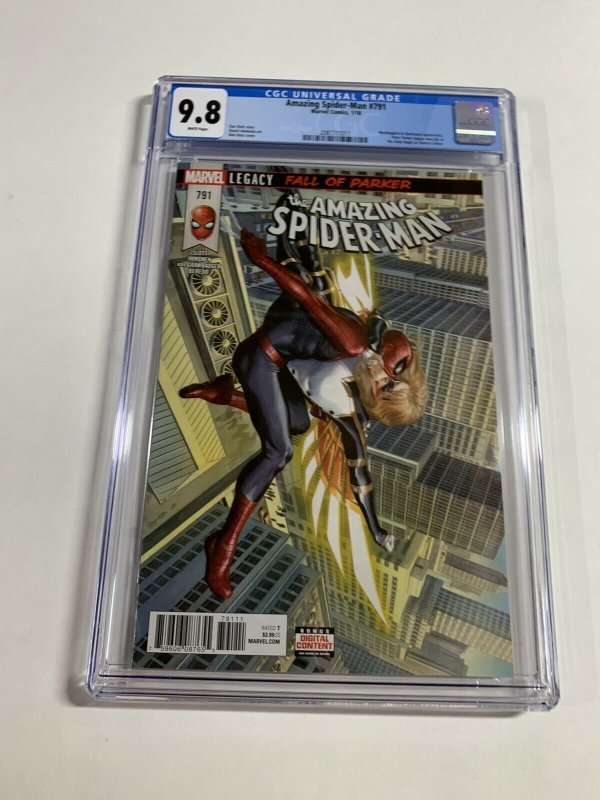 Amazing Spider-man 791 Cgc 9.8 White Pages Marvel