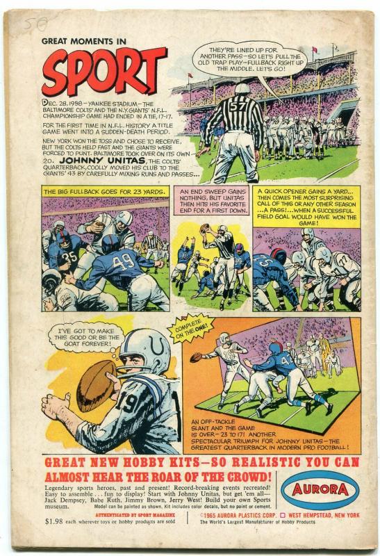 Challengers Of The Unknown #47 1965- Sinister Sponge-Man - DC Silver Age FN