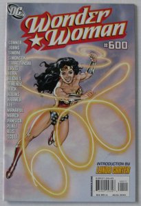 Wonder Woman #600 (Aug 2010, DC), VFN condition (8.0), intro by Lynda Carter